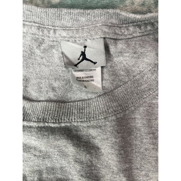 Kids Jordan 23 Graphic T Shirt Gray Short Sleeve Crew Neck Tee Size L - Picture 4 of 4